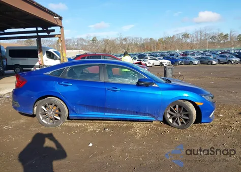 2021 Honda Civic Ex z USA, uszkodzony, nr VIN 19XFC1F3XME200096